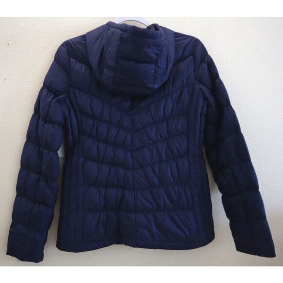 Michael Kors Women's Petite Sz S Blue Packable Down Puffer Coat Jacket - Picture 5 of 12